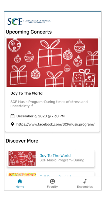 SCF Music Program android app